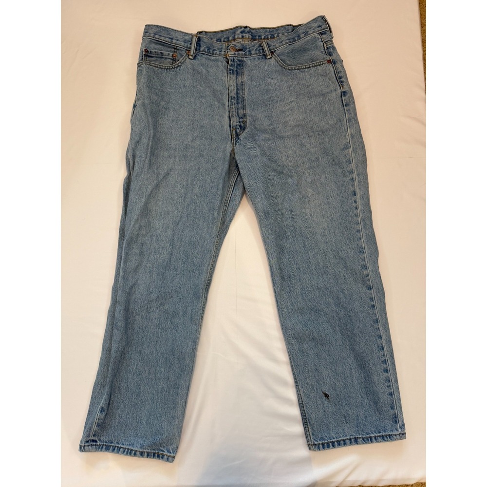 Levi's 550 Relaxed Fit Straight Leg Jeans‎ Men's Sz 40x30 Light Wash Denim